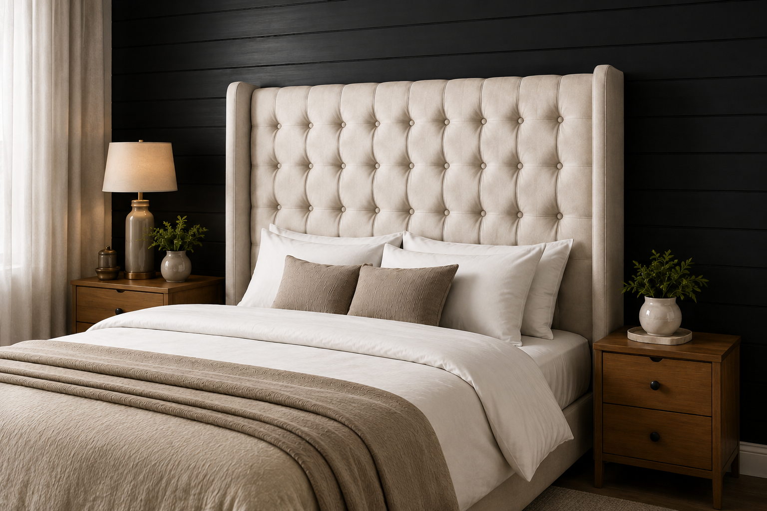 deluxe button tufted headboard deluxe button tufted headboard