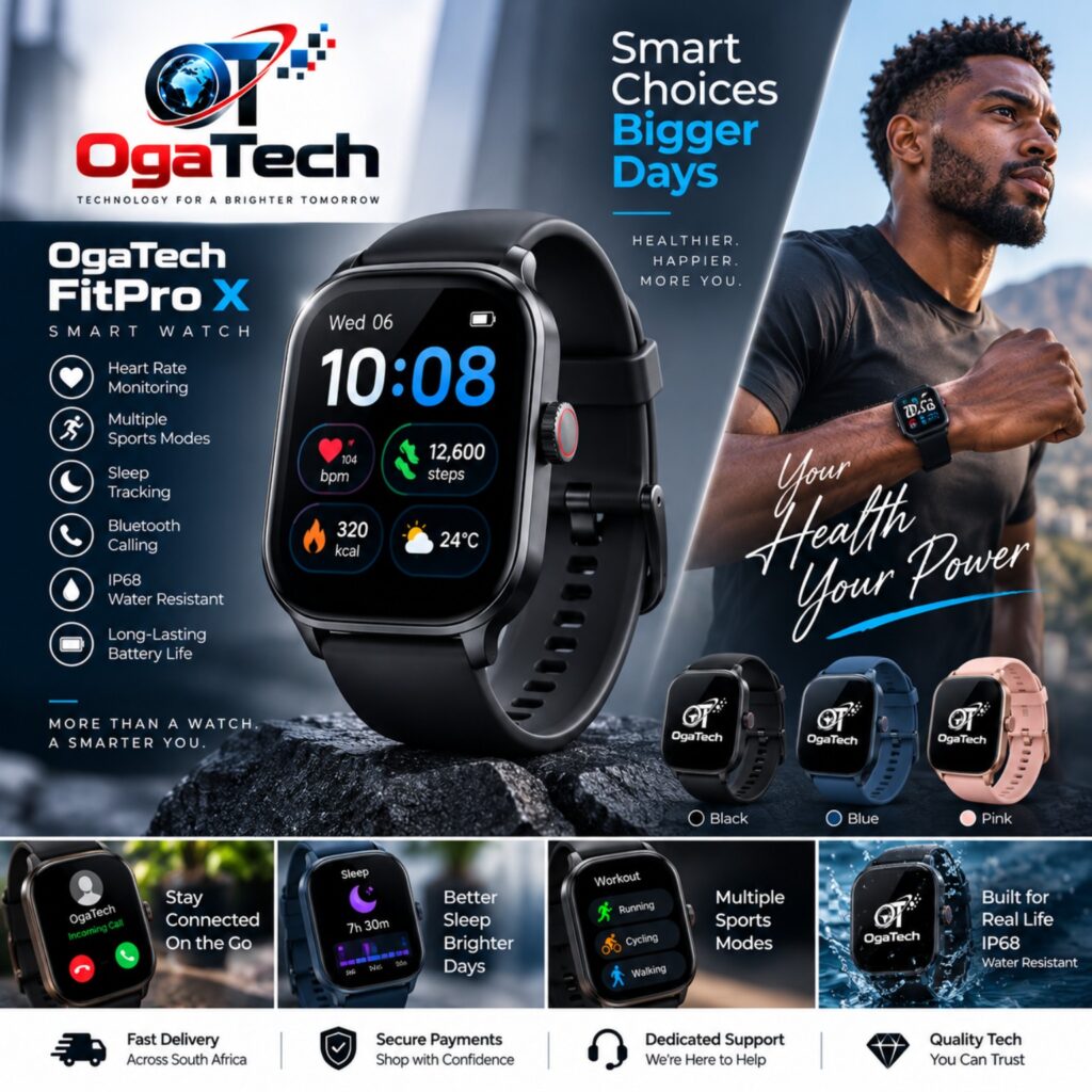 Oga Tech Fit Pro Smart watch 1000027509